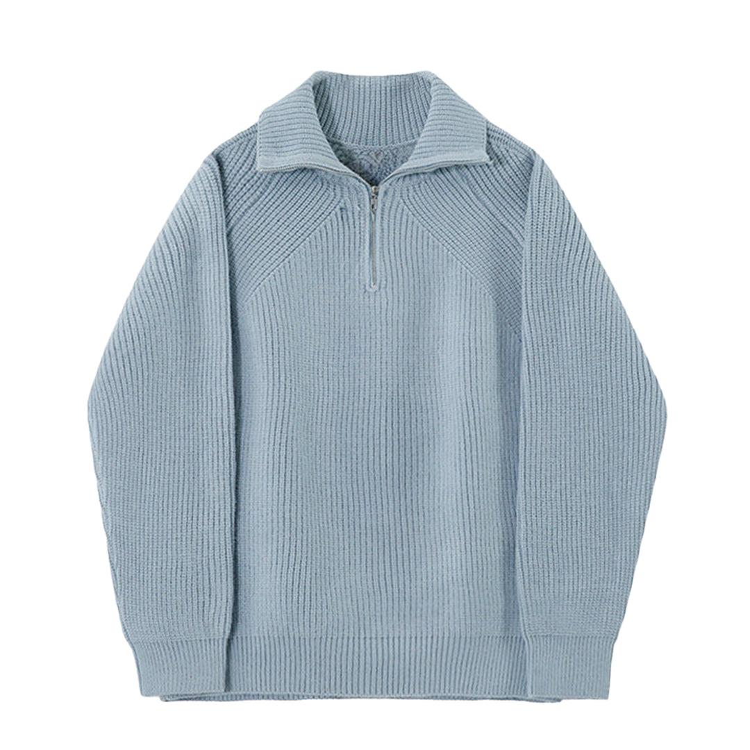 Lefevre™ | Pull Azure à quart de zip