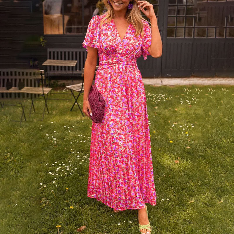 Sandra | Robe femme avec décolleté en V