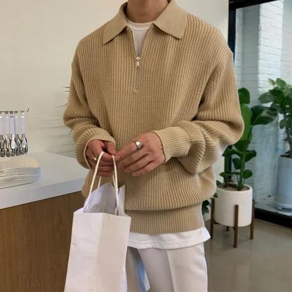 Lefevre™ | Pull demi-zippé Cesare