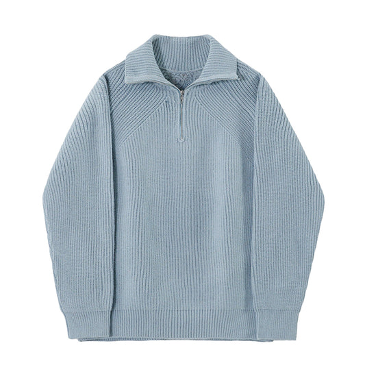 Lefevre™ | Pull Azure à quart de zip