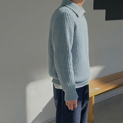 Lefevre™ | Pull Azure à quart de zip